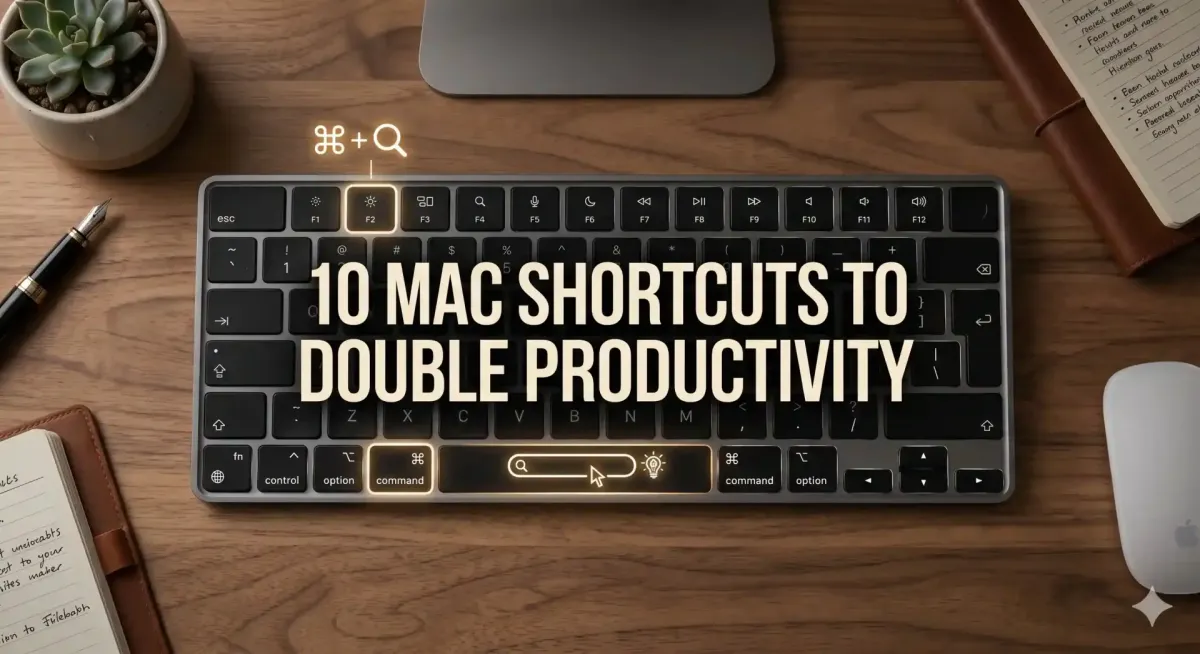 10 Essential macOS Shortcuts to Double Your Productivity