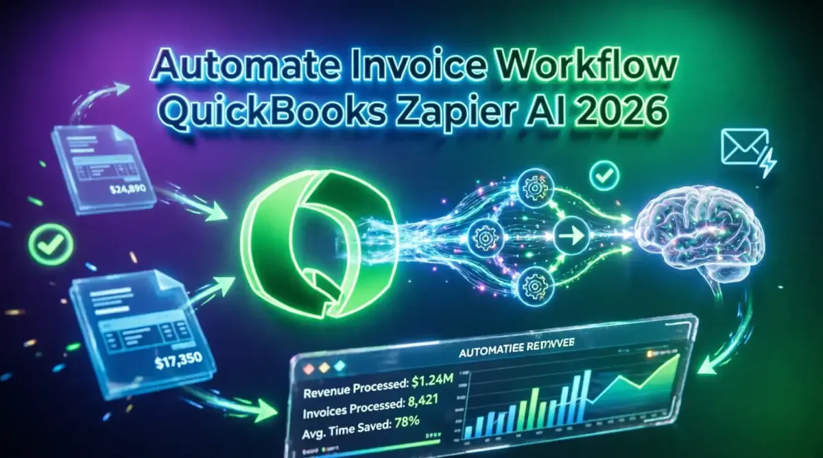 How to Automate Your Entire Invoice Workflow Using QuickBooks and Zapier AI