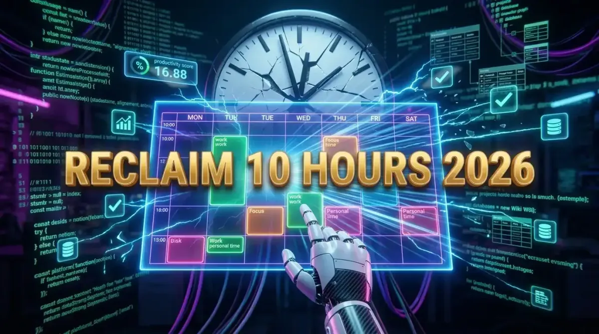 How to Use Time Blocking to Reclaim 10 Hours of Your Week in 2026