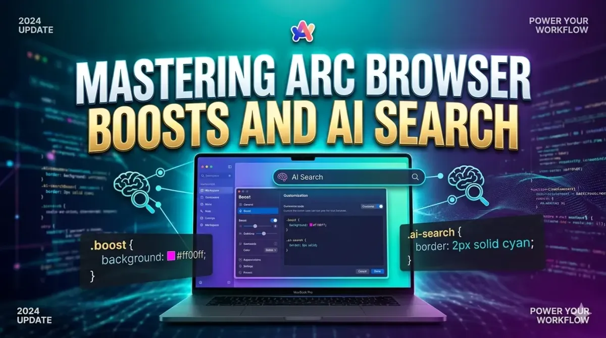 The Complete Guide to Mastering Arc Browser Boosts and AI Search Features