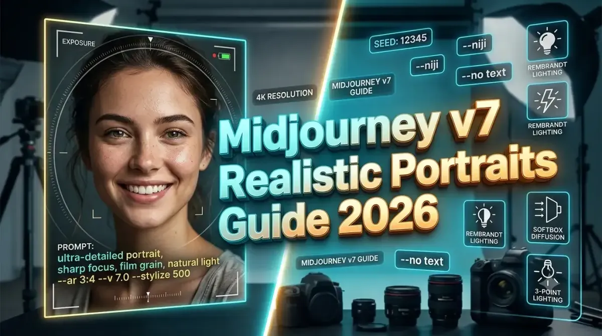 The Ultimate Guide to Prompting Midjourney v7 for Realistic Portraits