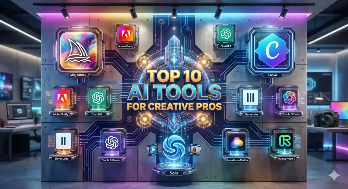 Top 10 Generative AI Tools for Creative Professionals in 2026