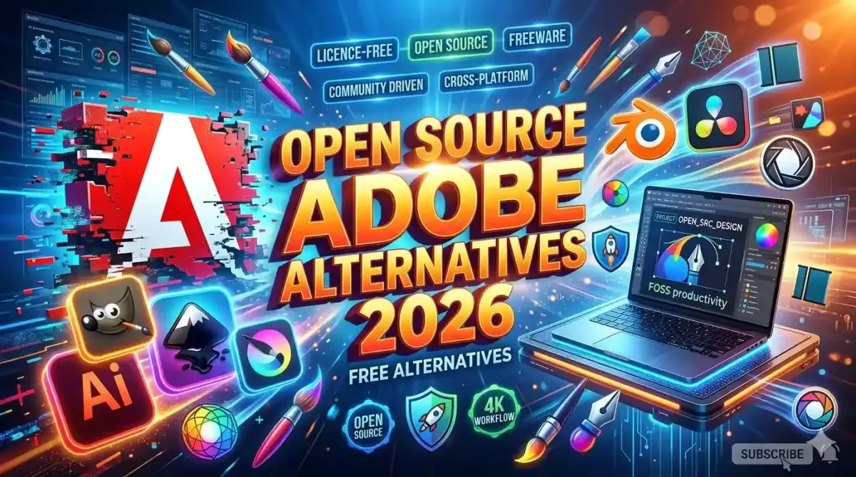 Top 10 Open Source Alternatives to Adobe Creative Cloud