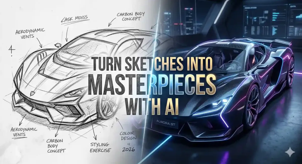 Transforming Sketches into Masterpieces- The Power of AI Art Tools