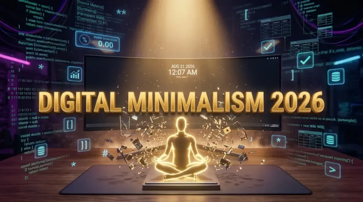 Why Digital Minimalism is the Key to Unlocking Peak Focus in 2026