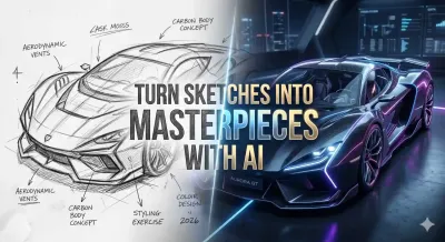 Transforming Sketches into Masterpieces- The Power of AI Art Tools
